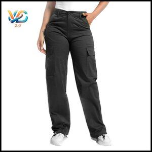Relaxed Fit Cargo Pants Y2K Baggy Casual Hiking Active Wide Leg